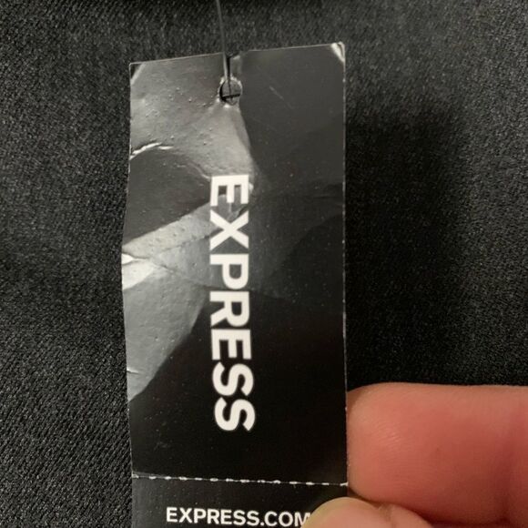 NWT Express dark grey/wet asphalt pencil skirt, knee length, Size 2 - Picture 5 of 10